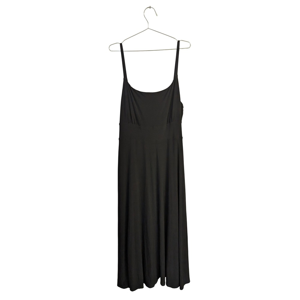 AYM Studio Everly Maxi Dress LBD Sustainable Tik Tok Fashion Black 3X NWT - Picture 5 of 13